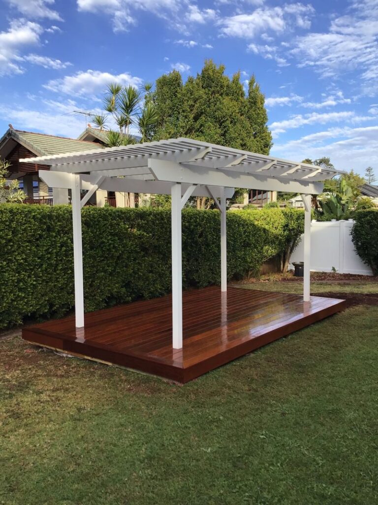 Deck And Open Pergola