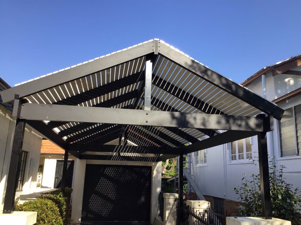 Open Slatted Carport